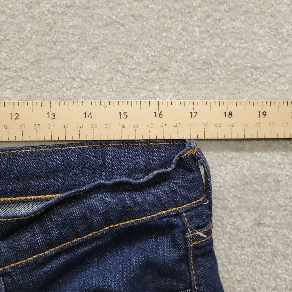 Levis 511 Mens Jeans 36x34 Slim Fit Dark Wash Stretch Denim Straight Leg